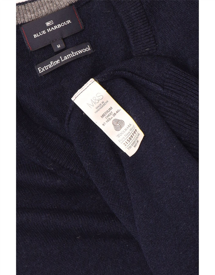 MARKS & SPENCER Bluză pentru bărbați Blue Harbour Vest Tank Top Lână medie bleumarin