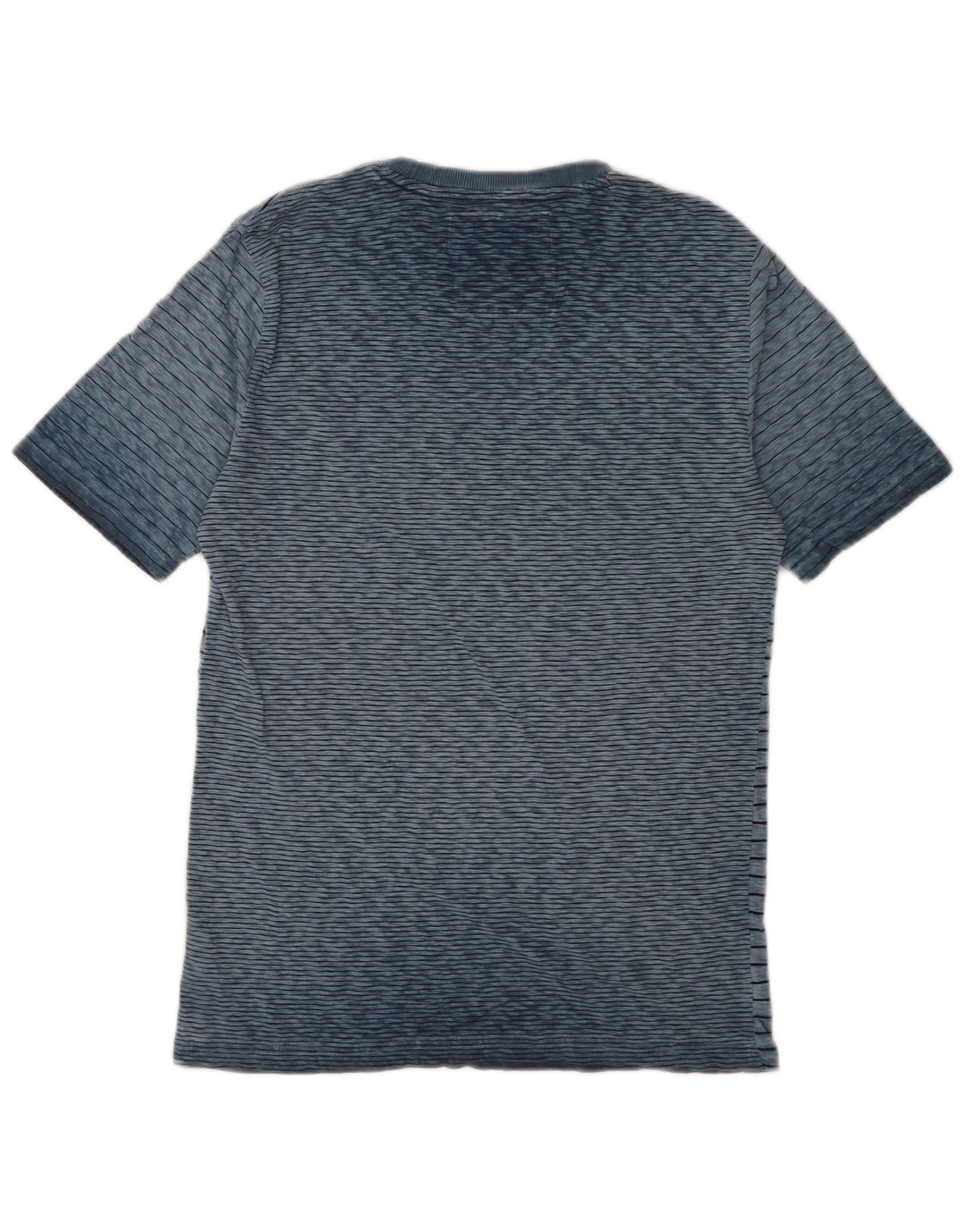 Tricou pentru bărbați Superdry Top din bumbac cu dungi albastre medii