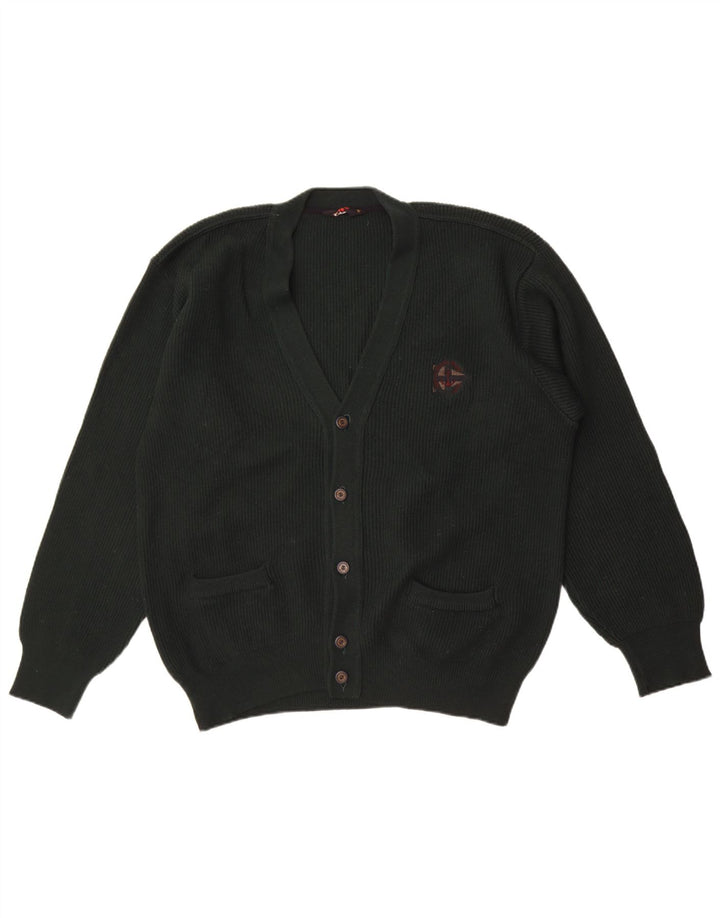 Pulover cardigan de iahting pentru bărbați Paul & Shark XL Lână verde