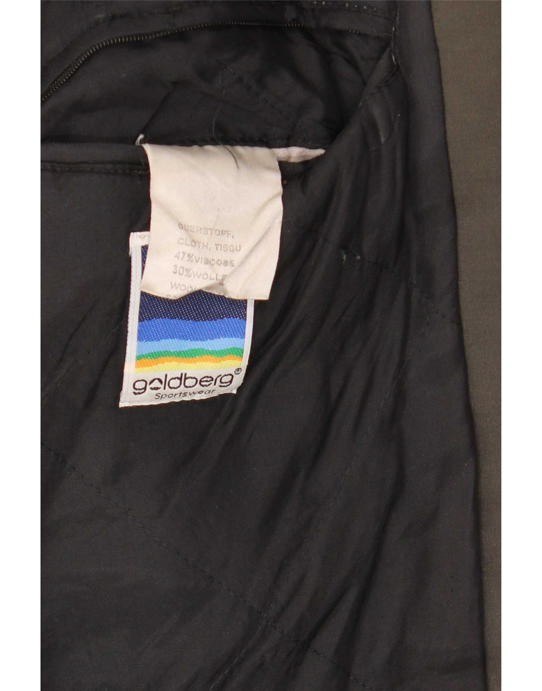 Jachetă Bomber Vintage pentru bărbați, cu tăiere lejeră, IT 48, gri mediu, viscoză
