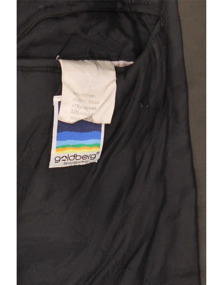 Jachetă Bomber Vintage pentru bărbați, cu tăiere lejeră, IT 48, gri mediu, viscoză