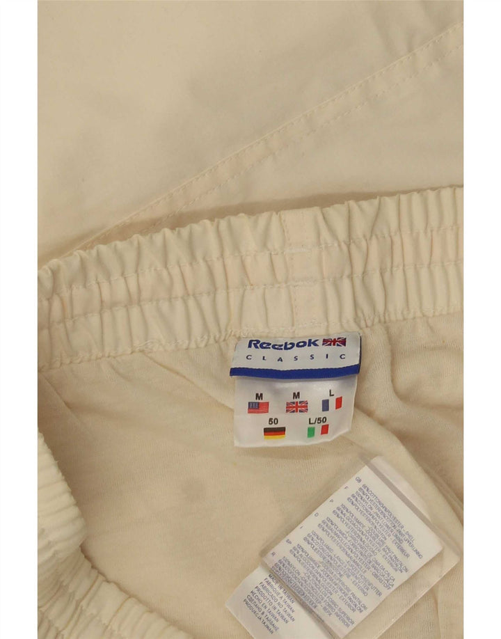 Bermude sport Reebok pentru bărbați, bumbac mediu bej