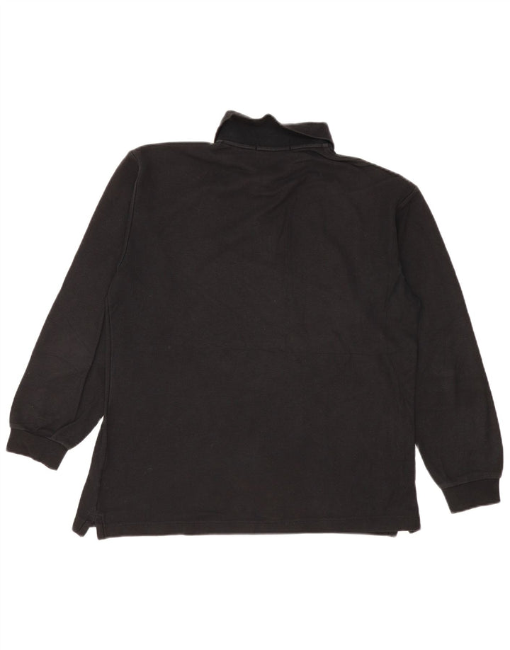 Tricou polo Fila Bărbați cu mânecă lungă IT 50 Bumbac Negru Mediu