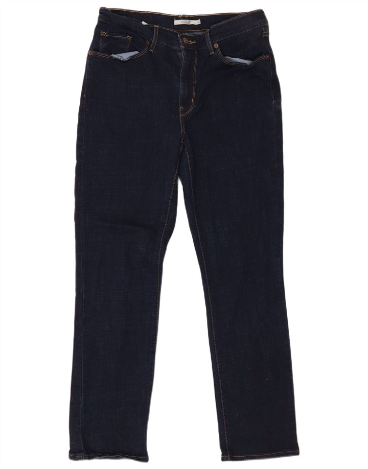 Blugi drepti pentru femei Levi's Classics US 10 Large W30 L30 Bleumarin