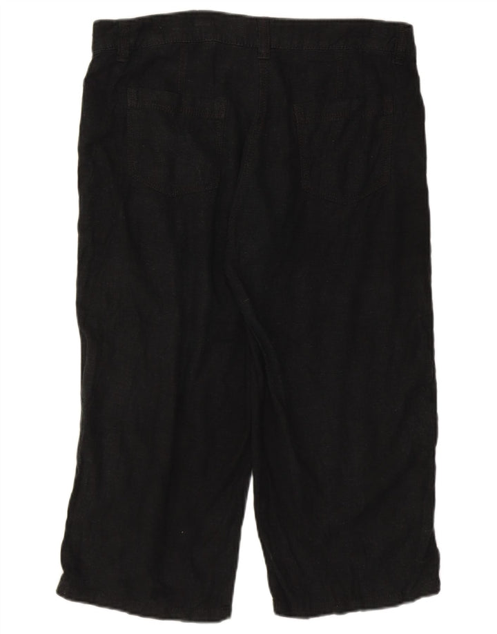 Pantaloni Capri pentru femei Marks & Spencer UK 12 Medium W32 in negru