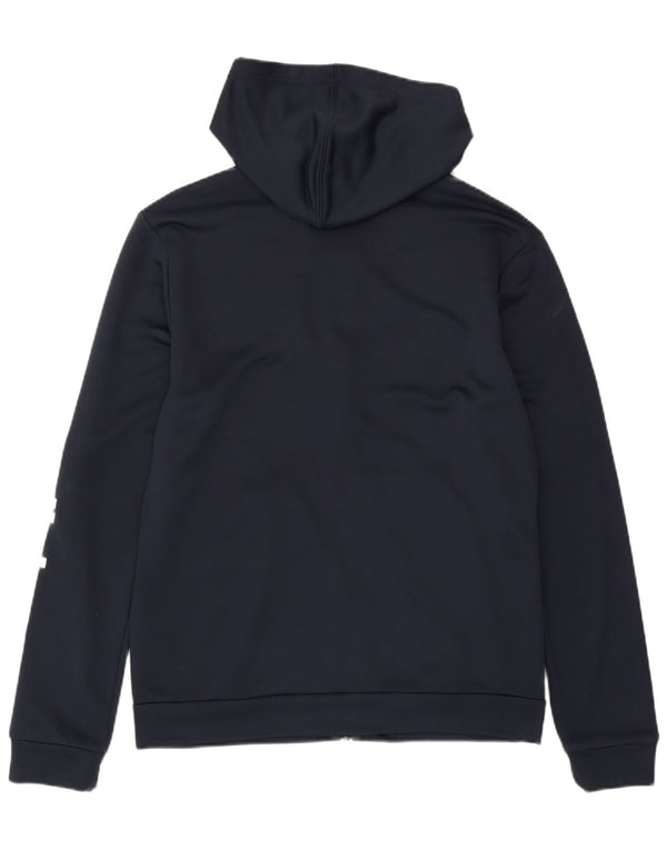 Pulover ADIDAS pentru femei, cu grafică, cu fermoar, Marea Britanie 16/18, mare, bleumarin