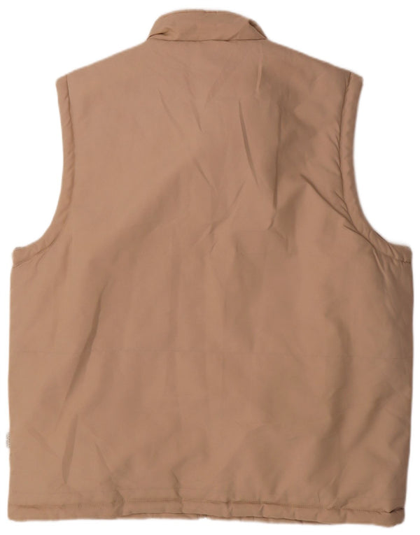 Gilet vintage pentru bărbați, UK 42 XL, poliester bej