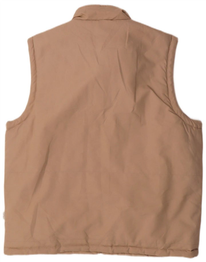 Gilet vintage pentru bărbați, UK 42 XL, poliester bej