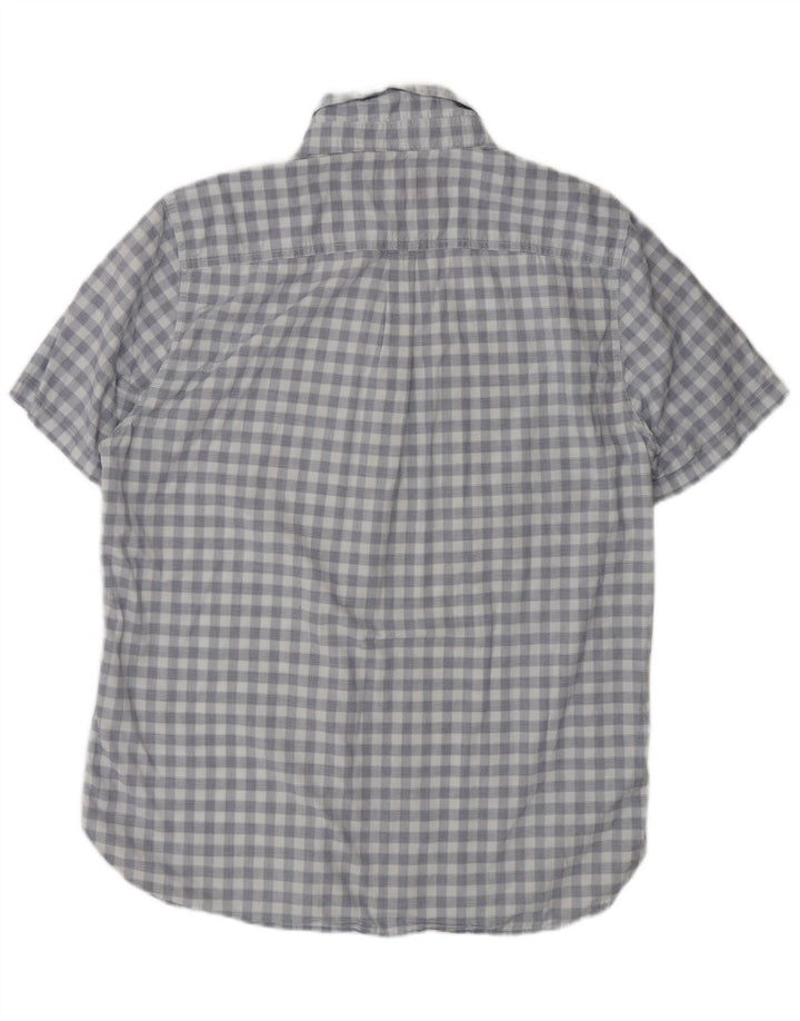 Cămașă cu mânecă scurtă pentru bărbați SUPERDRY, XL, albastru, cu carouri