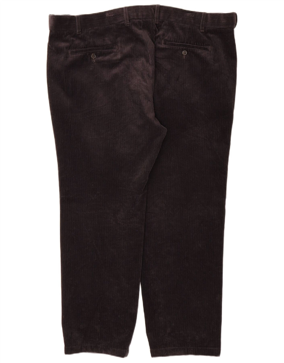 Pantaloni drepti obișnuiți din catifea pentru bărbați Marks & Spencer L44 L29 negri
