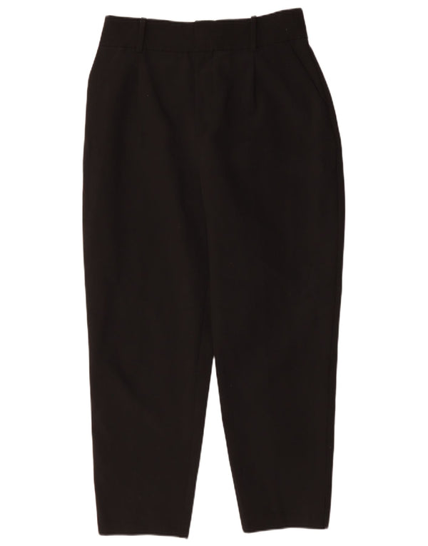 Pantaloni chino cu talie înaltă Zara pentru femei, mari L30 L27, negru