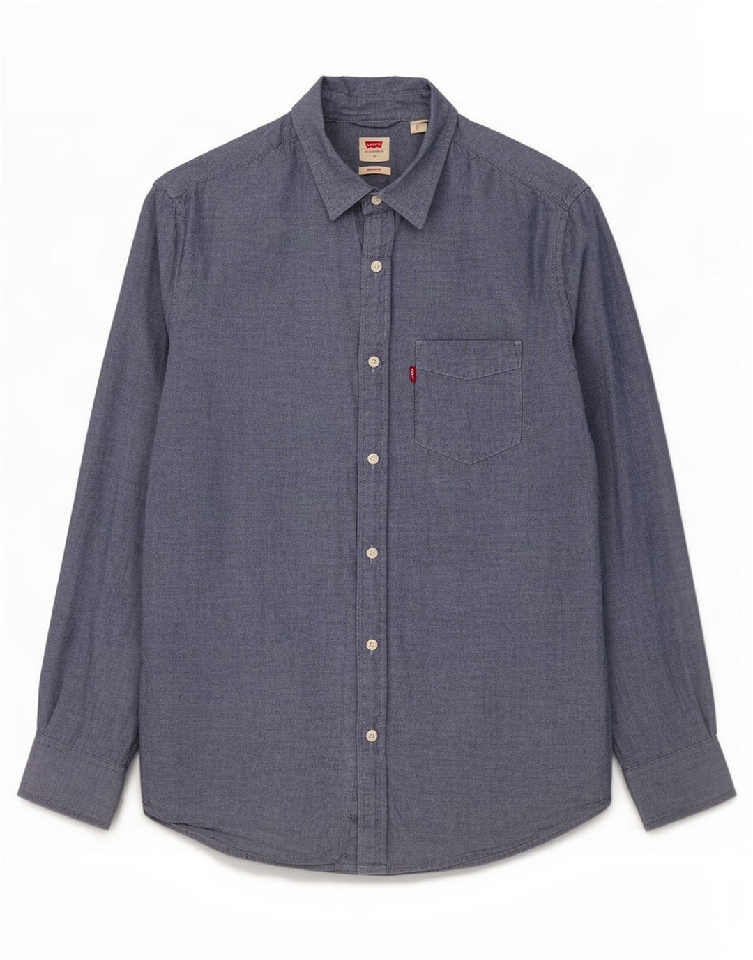 Cămașă Levi's Standard Fit pentru bărbați, mare, albastru, bumbac