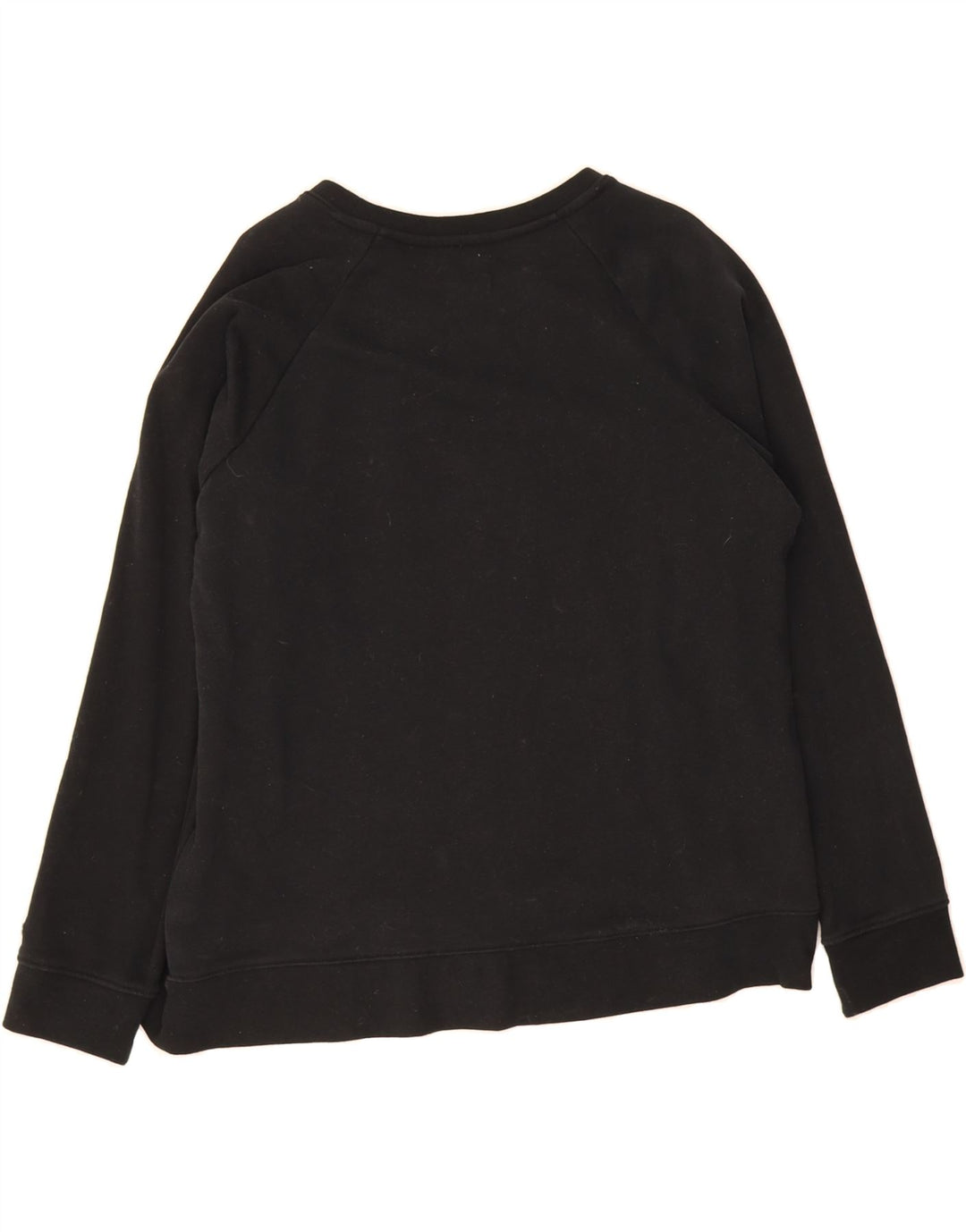 CHAMPION Womens Oversized Sweatshirt Jumper UK 16 Large Black Cotton Vintage Champion and Second-Hand Champion from Messina Hembry 