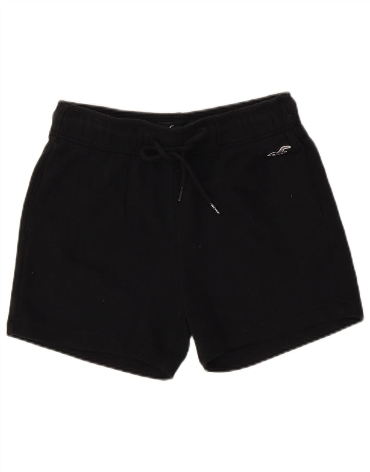Pantaloni scurti sport HOLLISTER pentru femei UK 6 XS bumbac negru