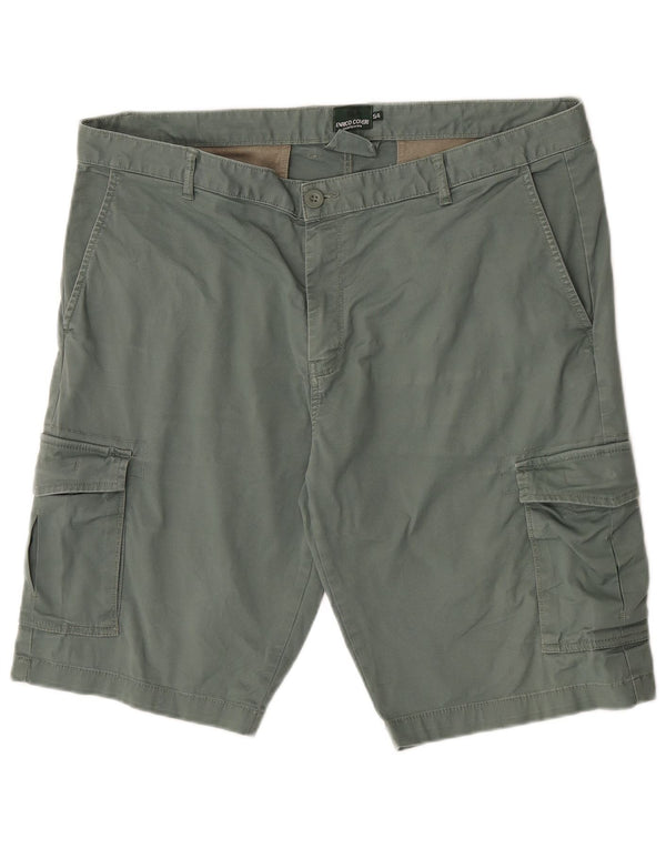 Enrico Coveri Pantaloni scurți cargo pentru bărbați IT 54 2XL W42 Bumbac verde
