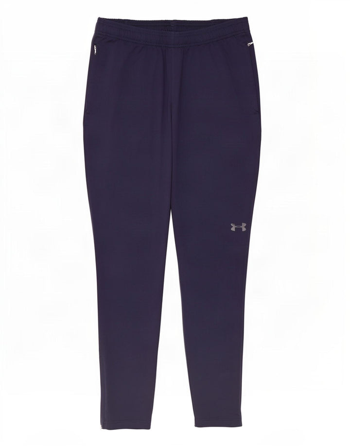 Pantaloni de trening Under Armour pentru bărbați, poliester mediu bleumarin