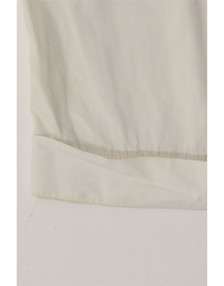 Pantaloni scurți chino pentru femei Benetton IT 42 Medium W30 Bumbac alb