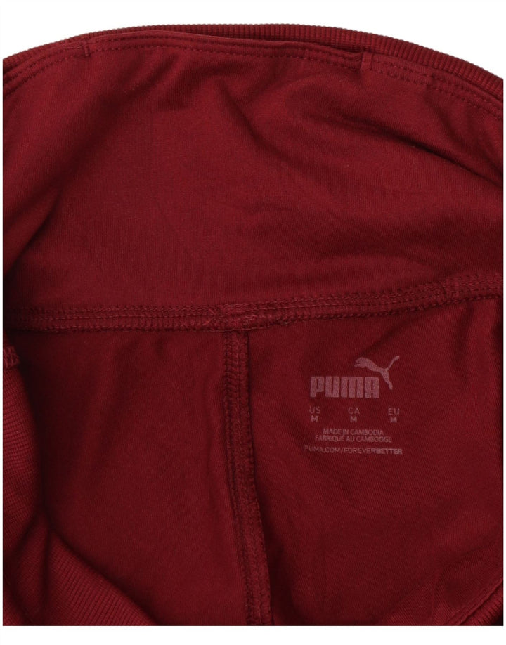 Pantaloni de trening PUMA pentru femei Joggeri UK 12 Poliester maro mediu