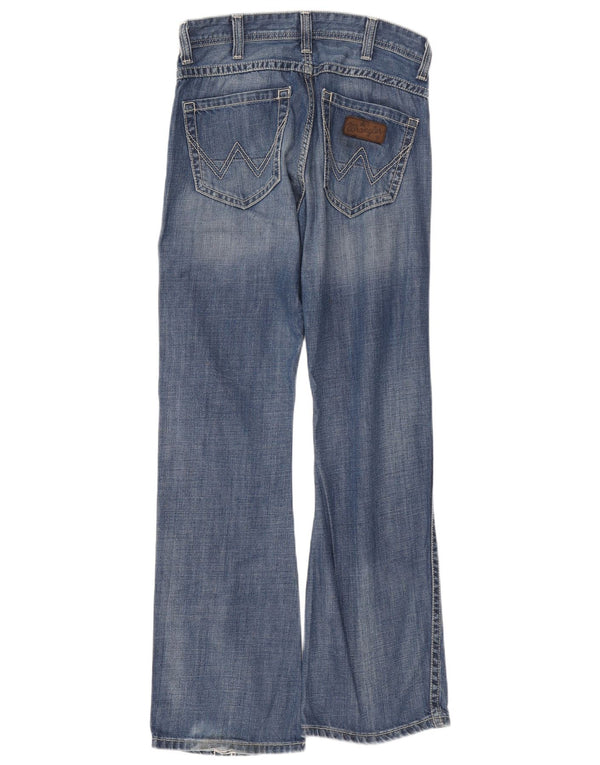Blugi pentru bărbați Wrangler Ross Bootcut W30 L32, bumbac albastru
