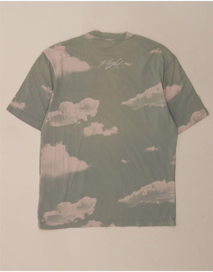 Tricou grafic pentru bărbați Jordan Top Mediu Verde Tie Dye Bumbac