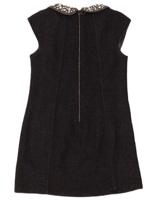 Rochie schimbătoare pentru femei Superdry UK 12 Medium Bleumarin Lână cu pete