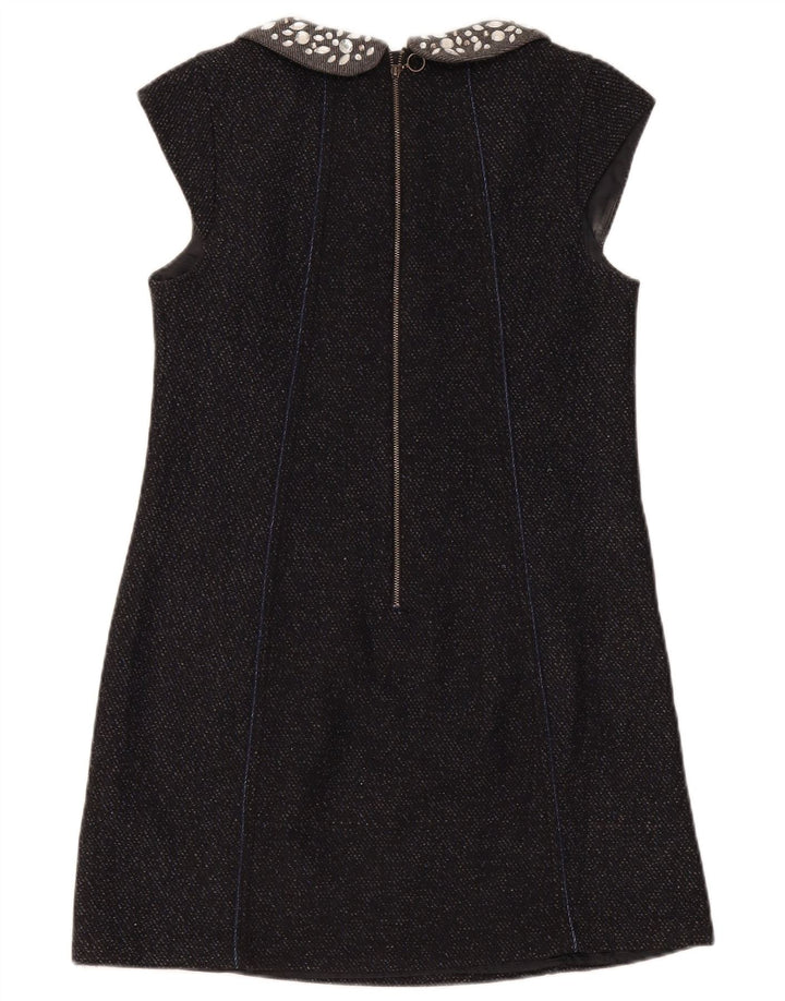 Rochie schimbătoare pentru femei Superdry UK 12 Medium Bleumarin Lână cu pete