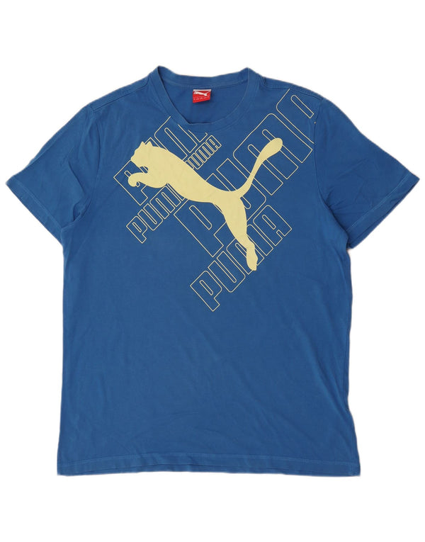 Tricou grafic Puma pentru bărbați Top XL Bumbac albastru