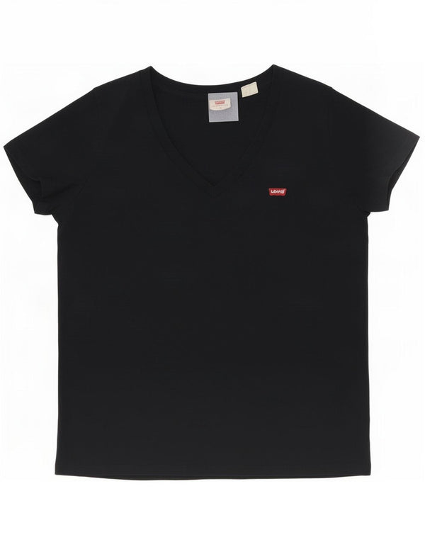 Tricou pentru femei Levi's Top UK 14 Medium Black Bumbac