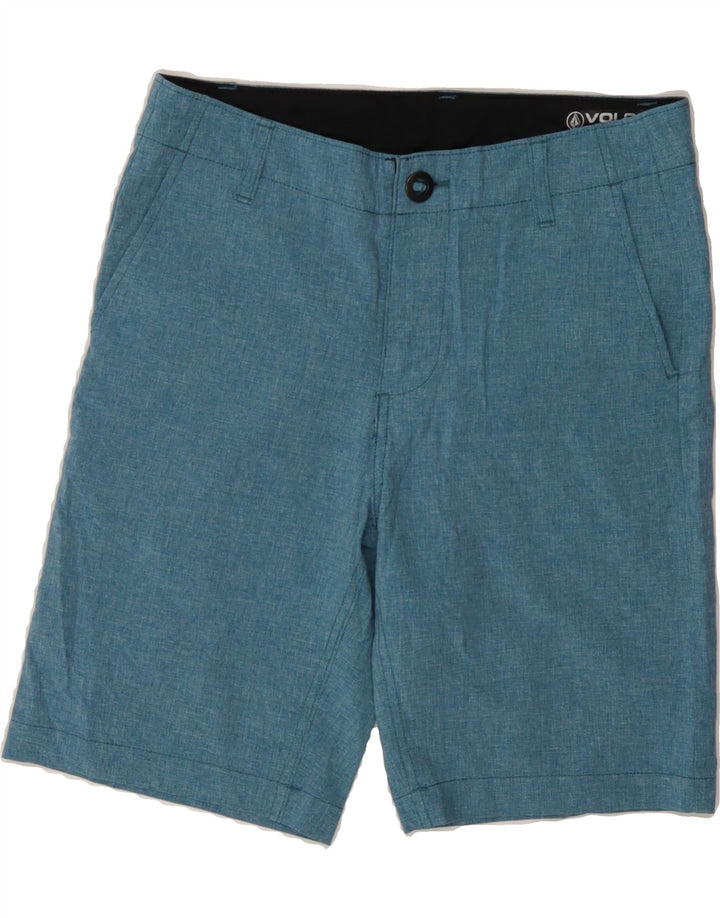 VOLCOM Boys Chino Shorts 11-12 Years W26 Blue Vintage Volcom and Second-Hand Volcom from Messina Hembry 