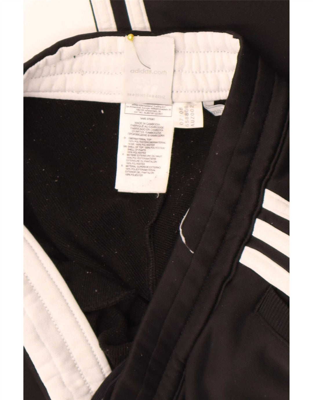 Pantaloni de trening Adidas Clima 365 pentru femei UK 8 Poliester negru mic