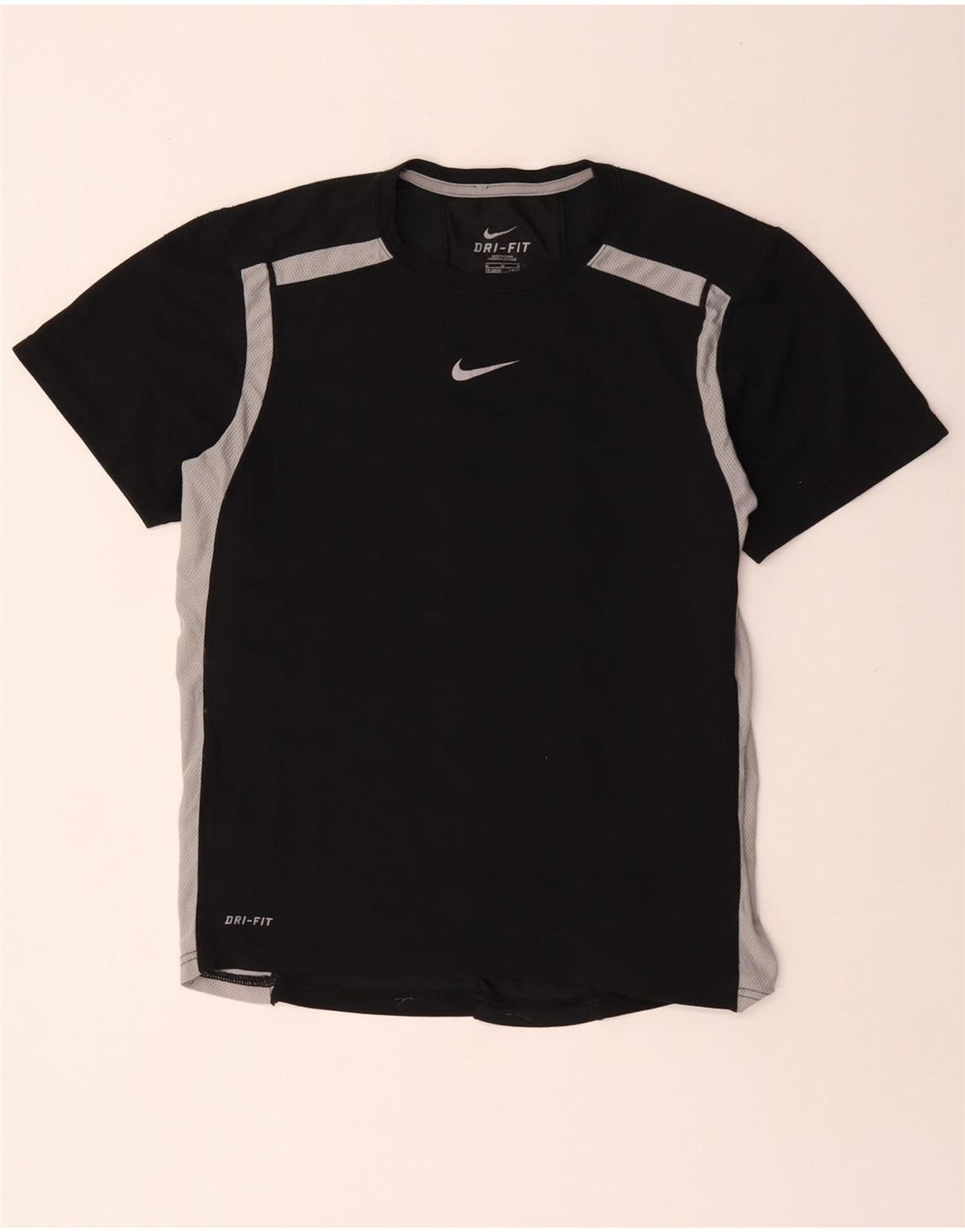 Tricou pentru bărbați Nike Dri Fit Top UK 38/40 Mediu Negru Poliester color bloc