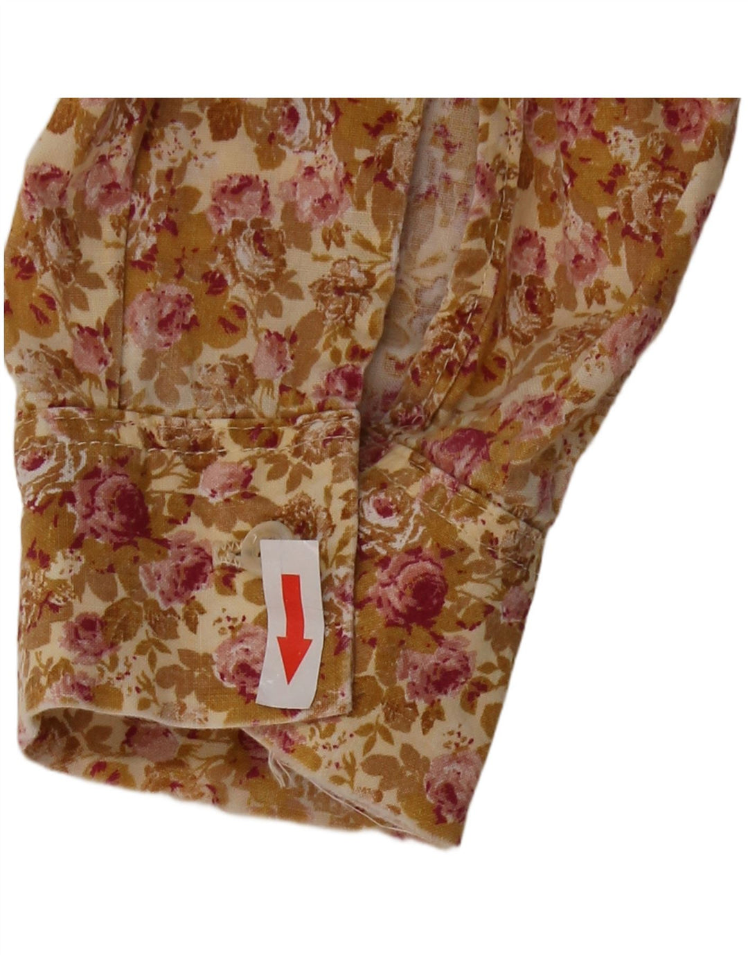 Cămașă vintage pentru bărbați verde mediu floral