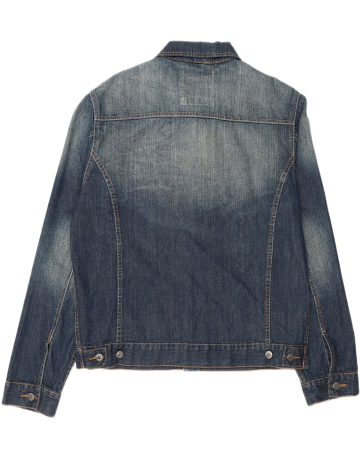 ENGBERS Mens Denim Jacket UK 40 Large Blue Cotton Vintage Engbers and Second-Hand Engbers from Messina Hembry 