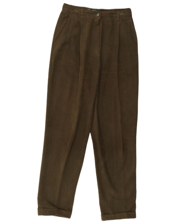 Pantaloni chino pentru femei Henry Cottons IT 42 Medium W28 L29 Kaki Bumbac
