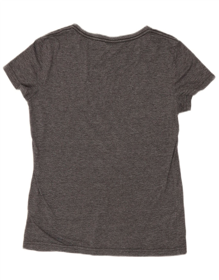 Tricou cu grafic Puma pentru femei Top UK 10 Small Grey Flecked Polyester