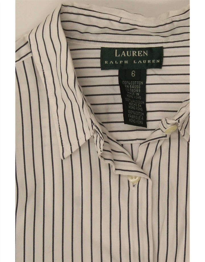 Cămașă pentru femei Ralph Lauren US 6 Medium White Striped Bumbac