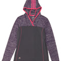 Adidas Climawarm Top cu mânecă lungă pentru femei UK 12 Medium Gri Colorblock