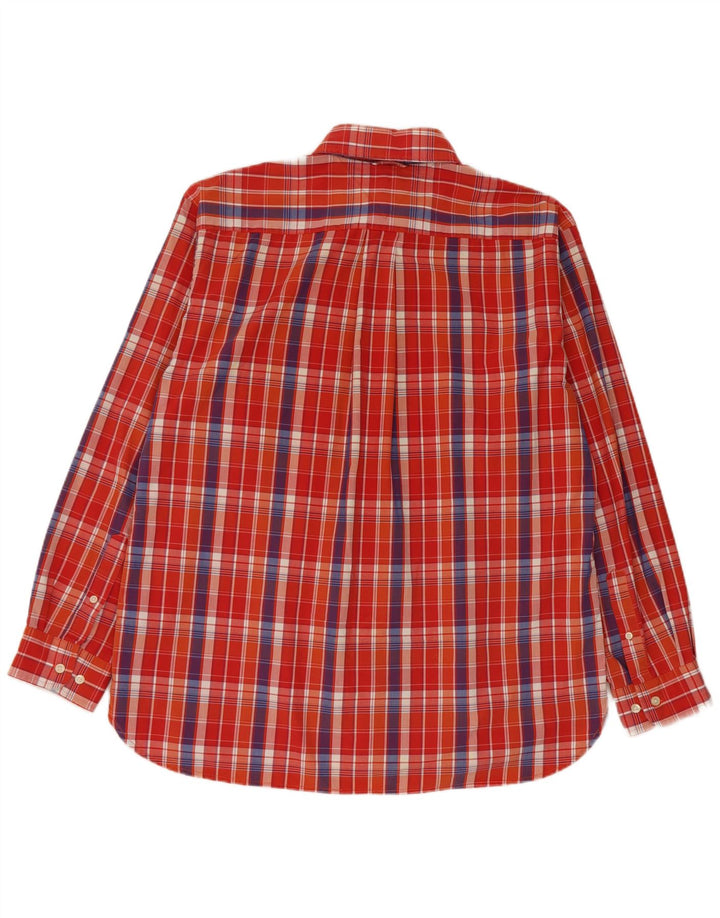 Cămașă pentru bărbați Tommy Hilfiger, mare, portocaliu, din bumbac