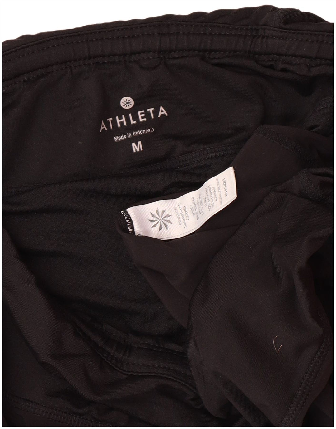 Pantaloni scurti sport pentru femei ATHLETA UK 12 Poliester mediu negru