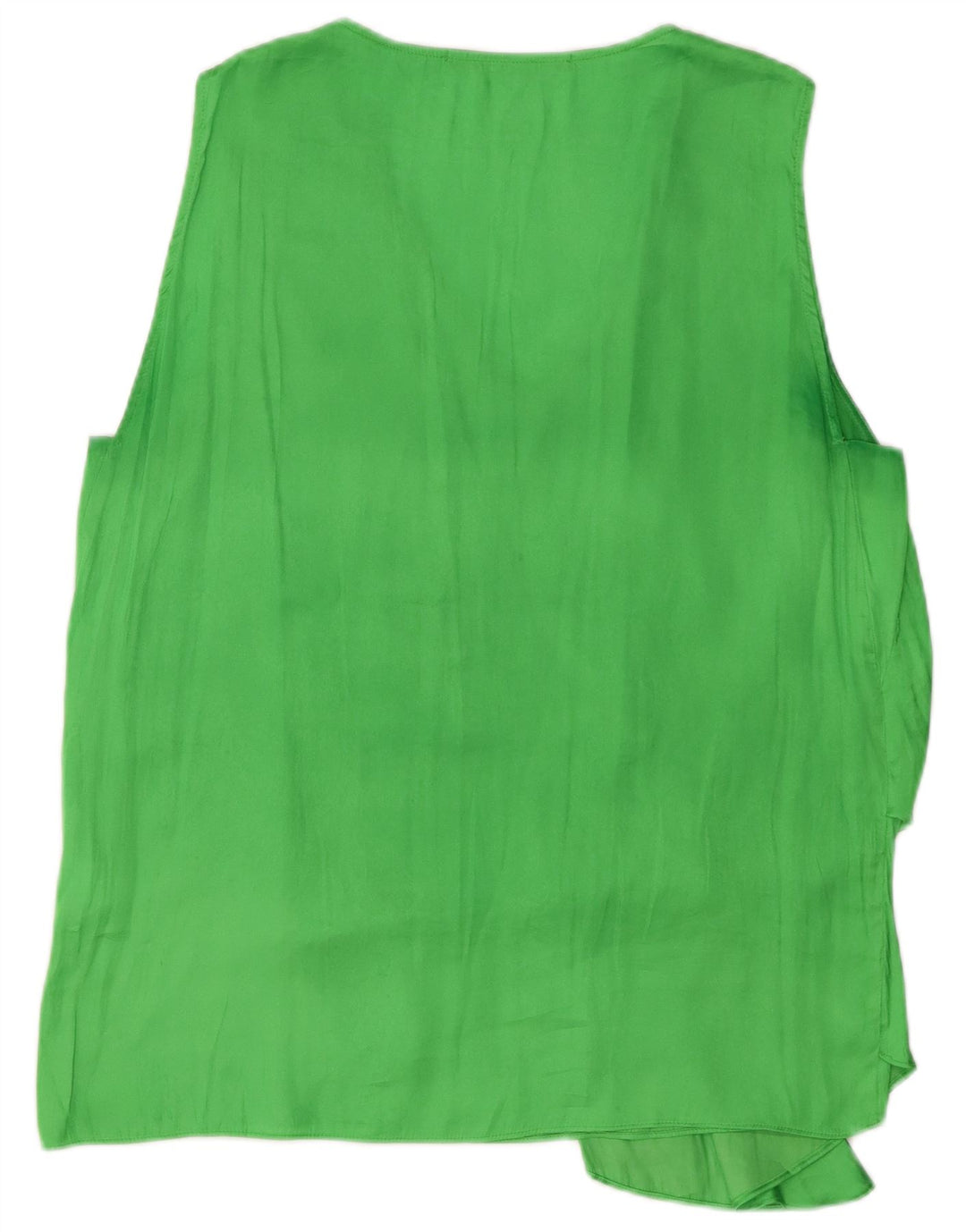 Bluză fără mâneci pentru femei Zara UK 18 XL Poliester verde