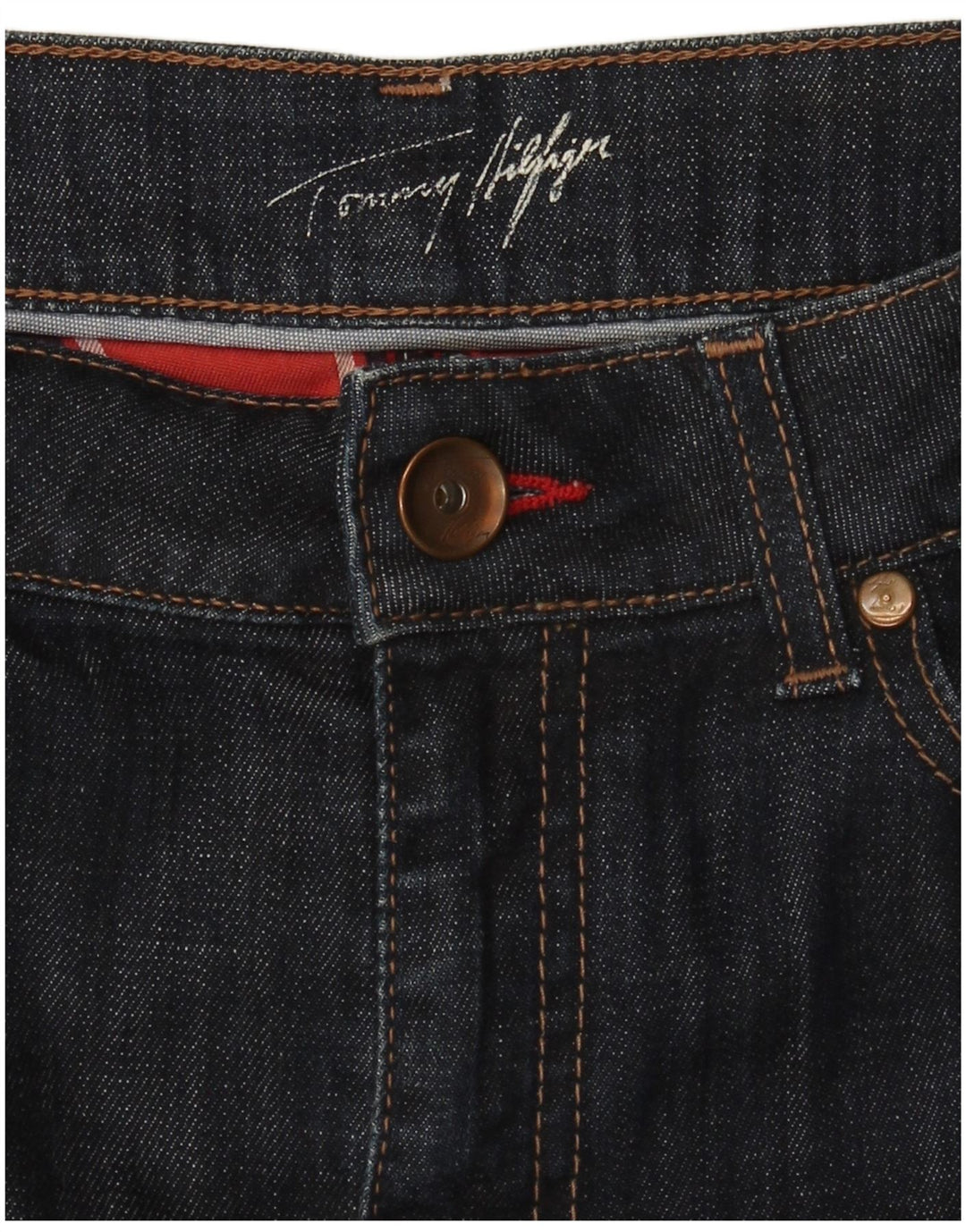 Fusta de blugi pentru femei Tommy Hilfiger W28 Medium Bleumarin