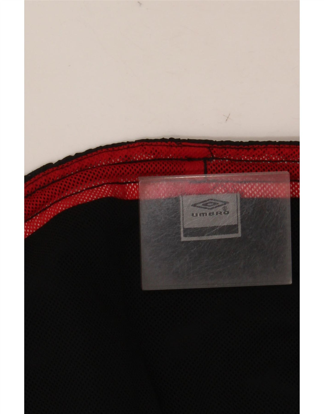 Pantaloni scurți sport grafic UMBRO pentru bărbați, mediu negru, color block