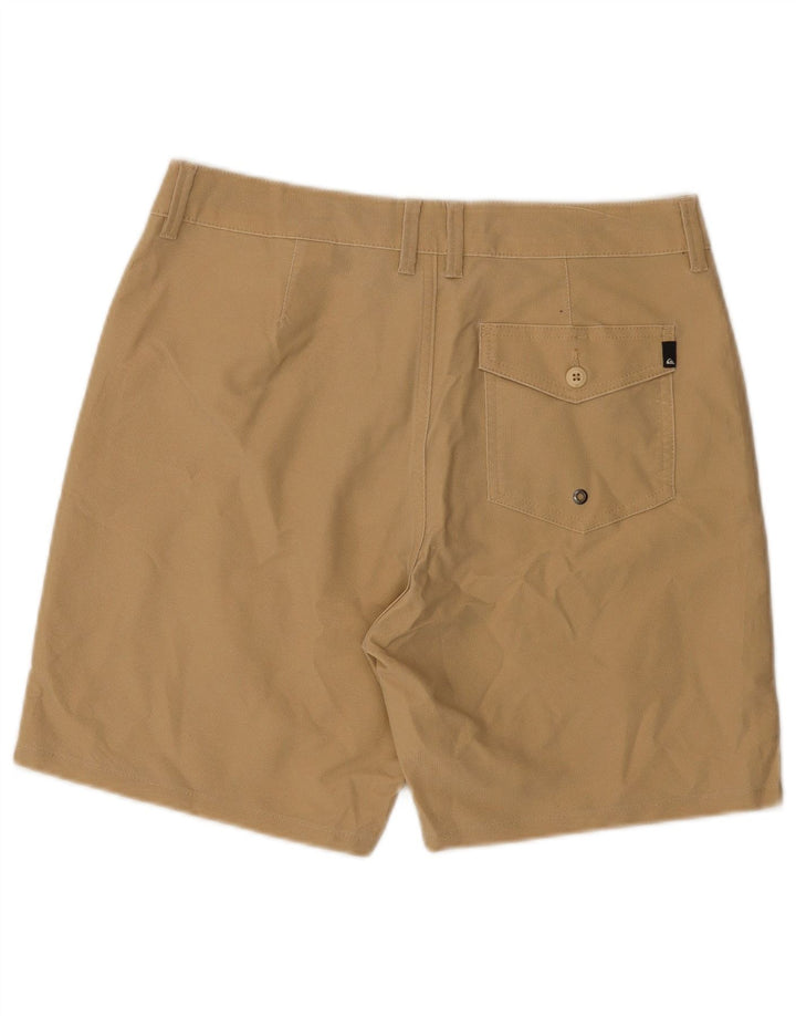 Pantaloni scurți casual pentru bărbați Quiksilver Amphibian W30 poliester mediu bej