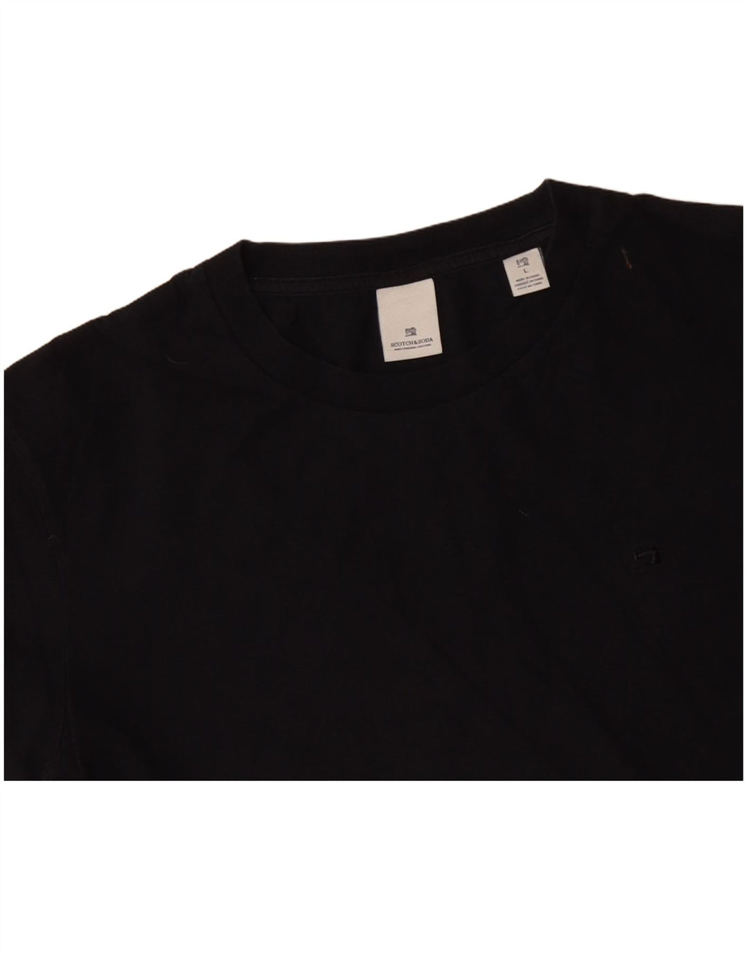 Tricou pentru bărbați SCOTCH & SODA Top mare din bumbac negru