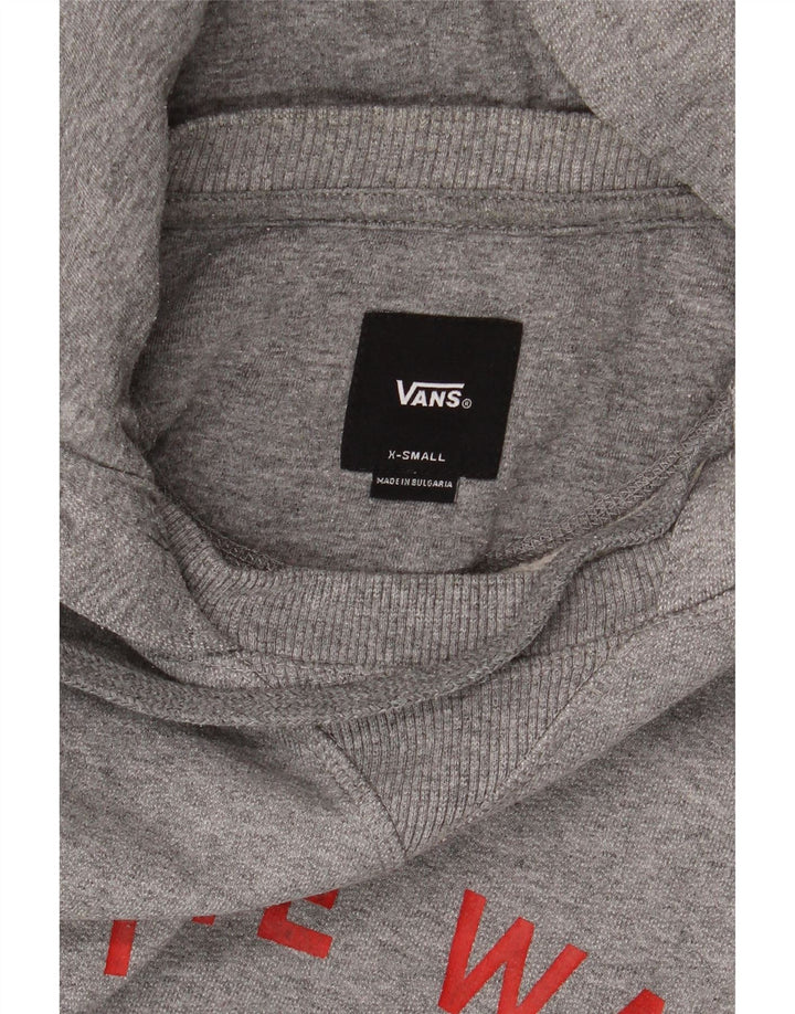Pulover cu glugă grafic pentru bărbați Vans XS gri