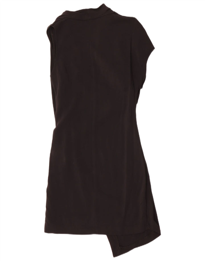 Rochie asimetrică fără mâneci pentru femei VINTAGE IT 44 Medium Black Viscose