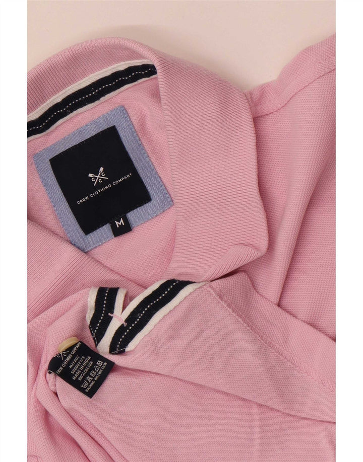 Crew Clothing Tricou polo pentru bărbați, bumbac roz mediu