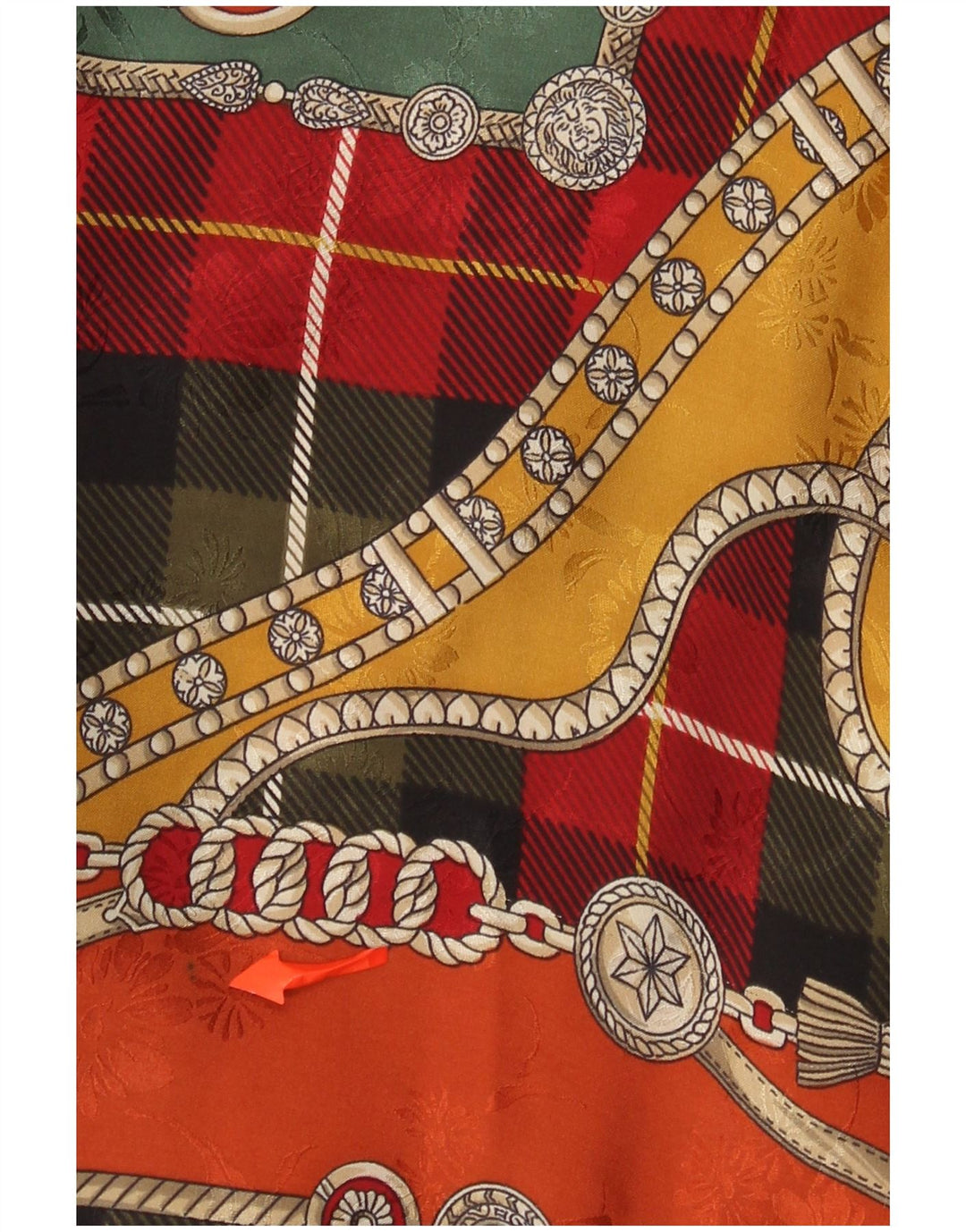 Bluză de cămașă cu model abstract pentru femei vintage UK 14 mare, multicoloră