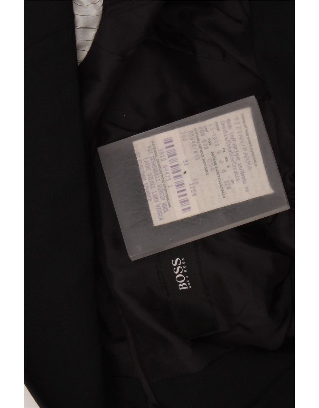 Blazer pentru bărbați Hugo Boss cu 2 nasturi EU 54 2XL Lână virgină bleumarin