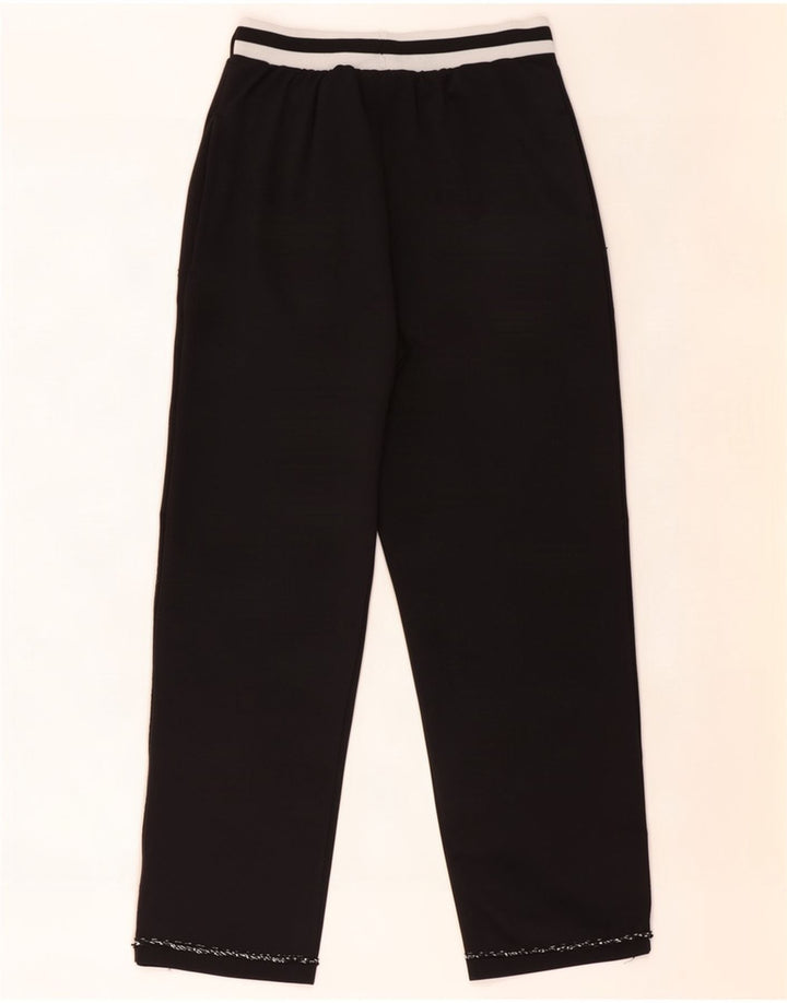 Pantaloni de trening Fila pentru bărbați, mari, negru, poliester color bloc